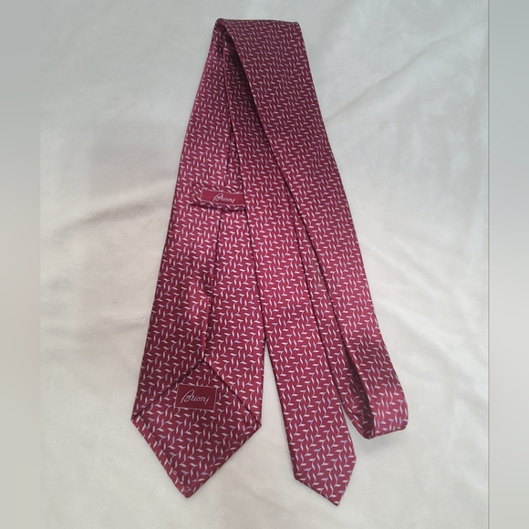 Brioni Silk Tie - Made In Italy - Picture 7 of 7